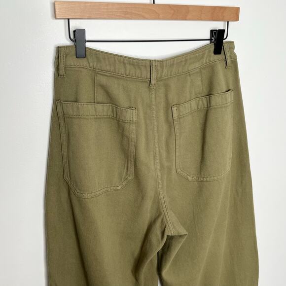 Quince Olive Cropped Pants - Picture 5 of 8